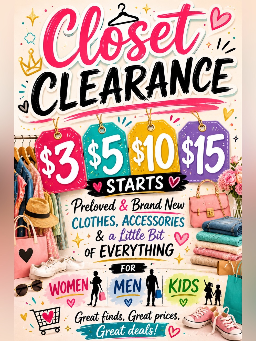 Closet Clearance